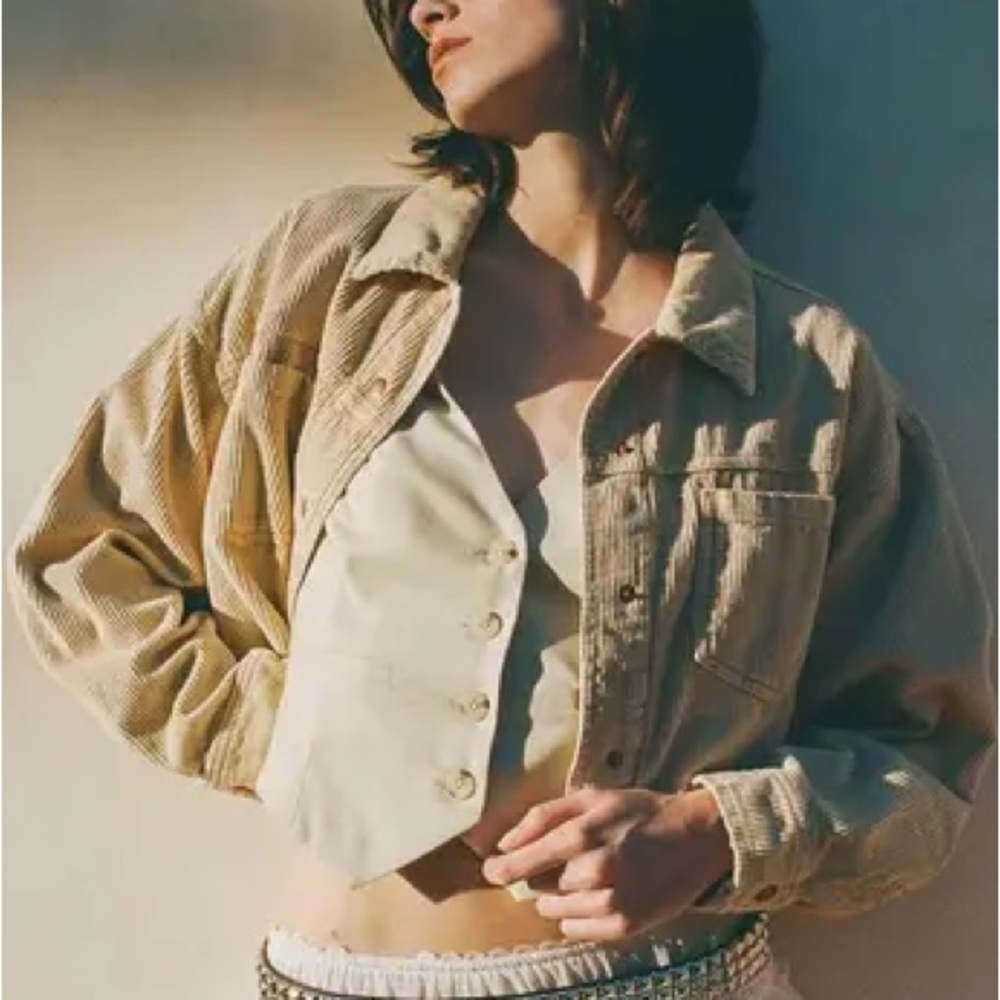 Urban Outfitters Women's Brooklyn Corduroy Cropped Jacket